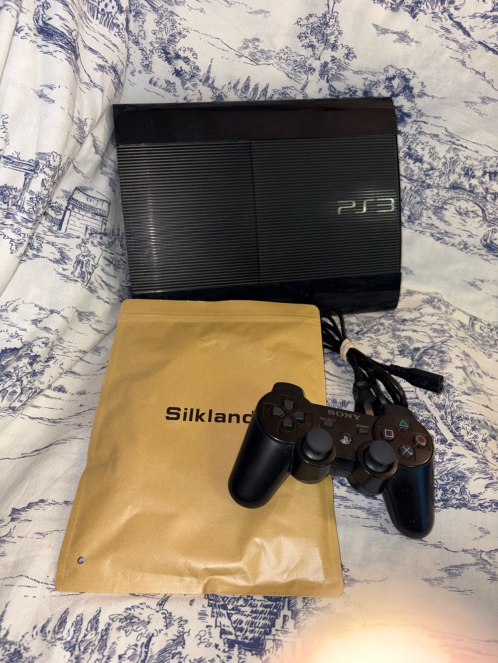 Sony PlayStation 3 Super Slim PS3 12GB Black Console Gaming System CECH-4003A